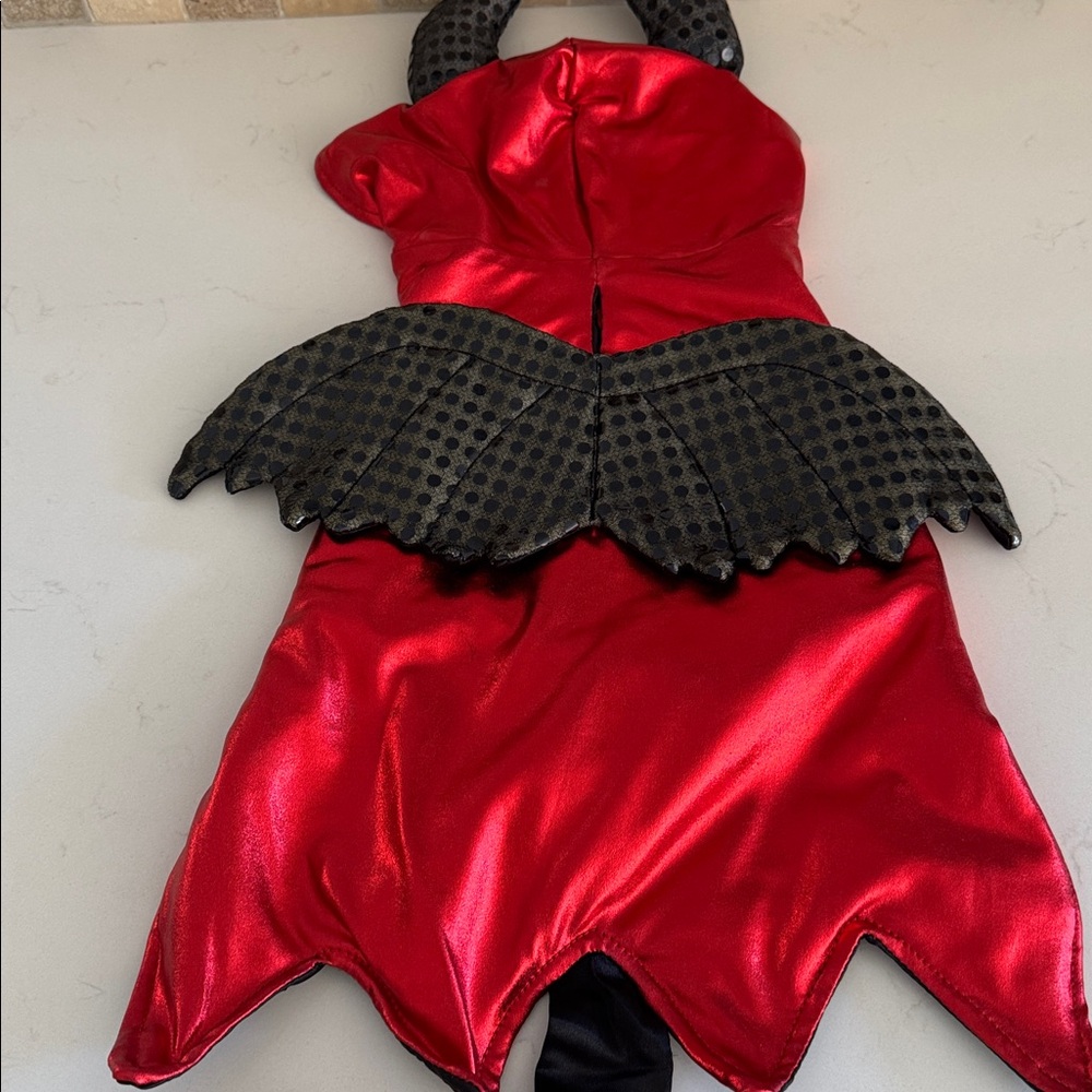 Halloween Red Devil Costume for Dog Size: M ✨ NEW ✨ - Picture 2 of 6